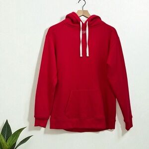 Victoria's Secret Pink Women’s Bling Campus Sherpa Red Hoodie Size XS